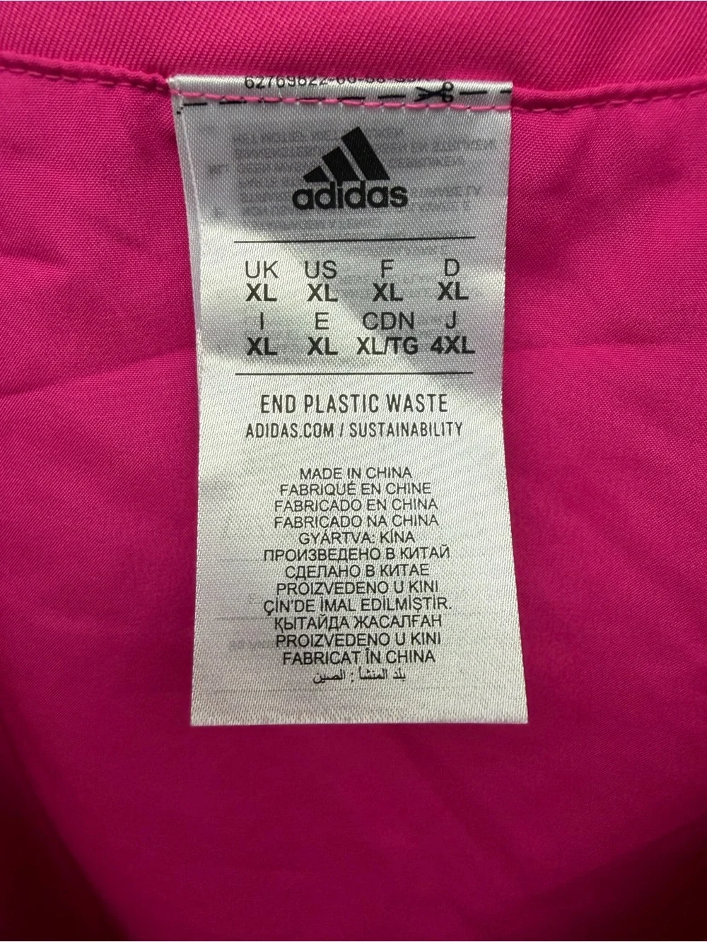 adidas Kidcore Utility-Piece Vest - Hot Pink with Blue & Lime Pockets-XL - Picture 2 of 6